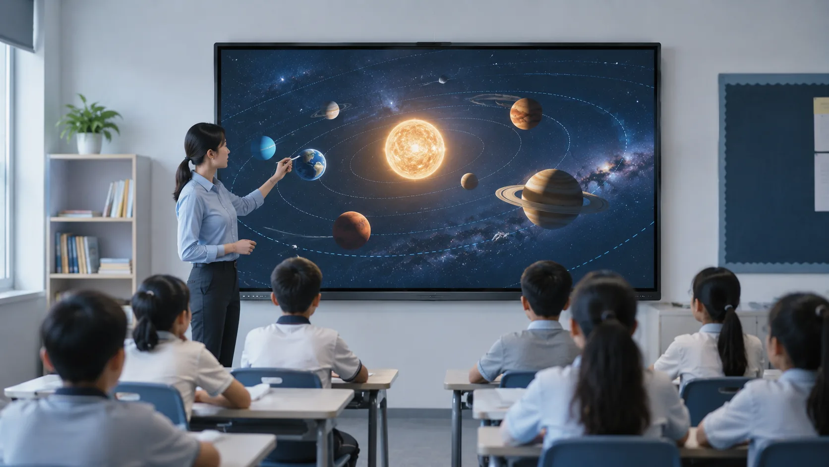 Interactive whiteboard definition and uses explained — a touch screen that replaces projectors and whiteboards. Learn where they are used. Click to ask.