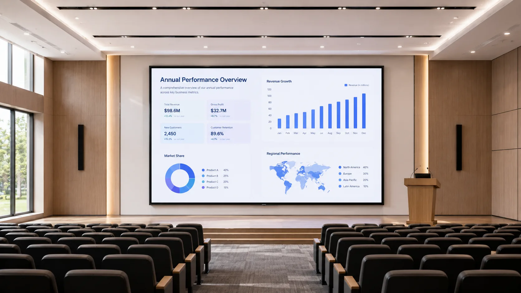 100 inch interactive display