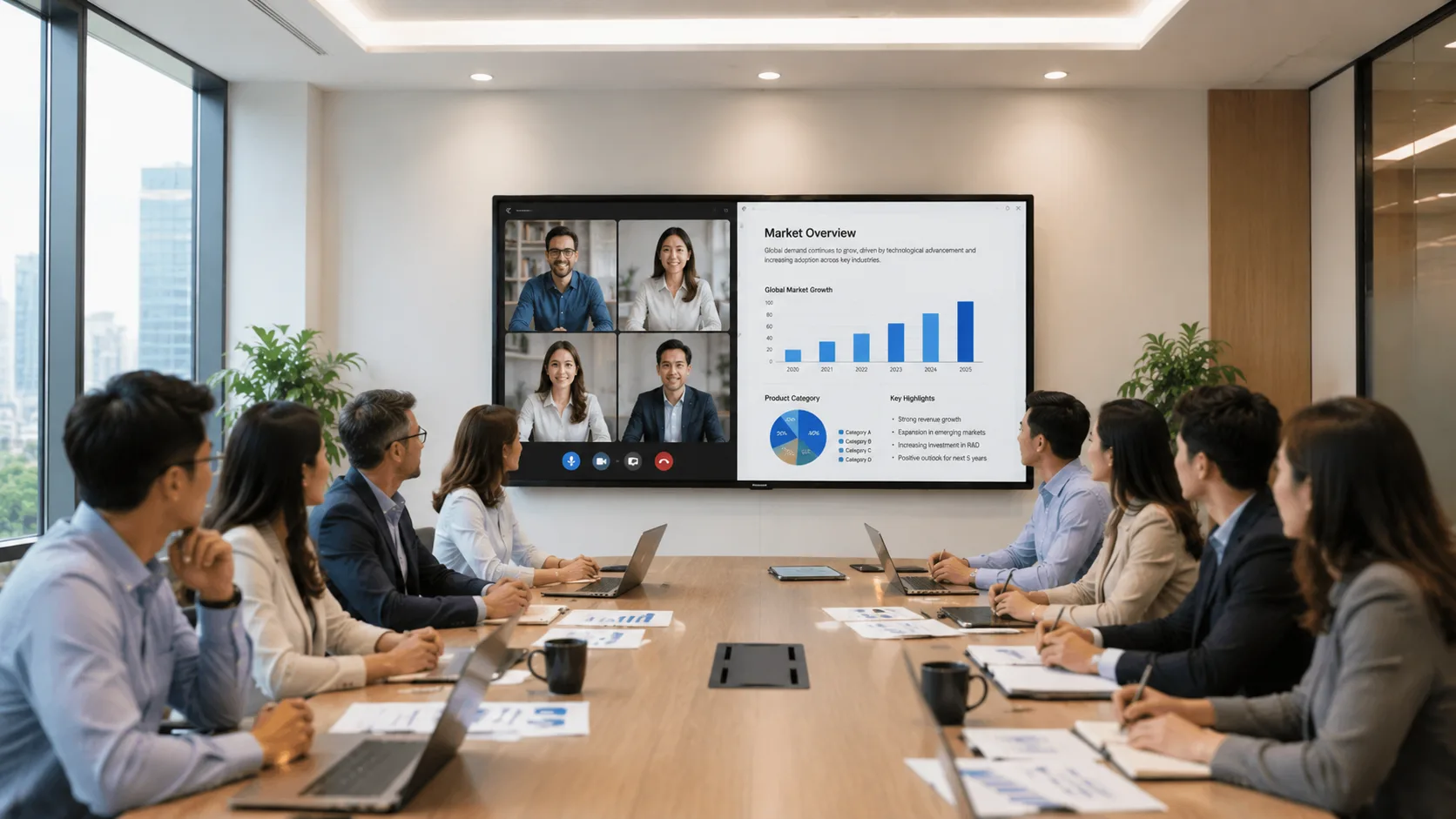 best conference room TV with camera