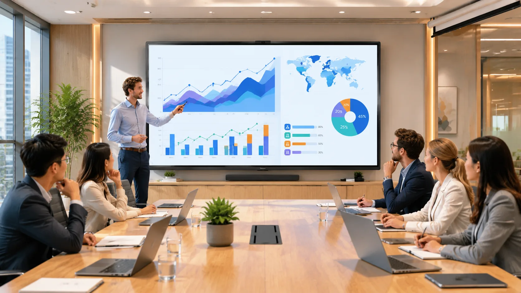 conference room display solution