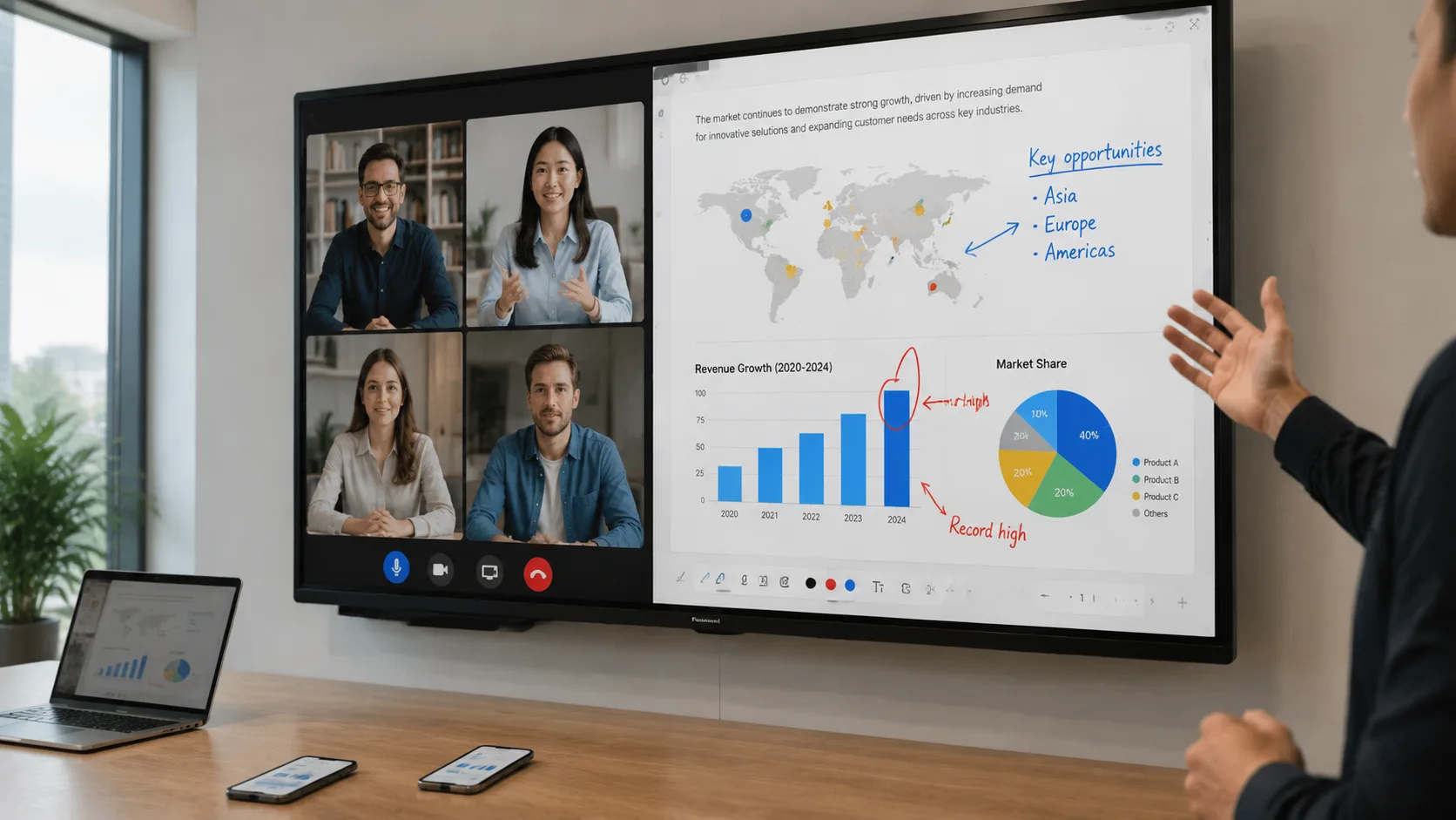 conference room display solution
