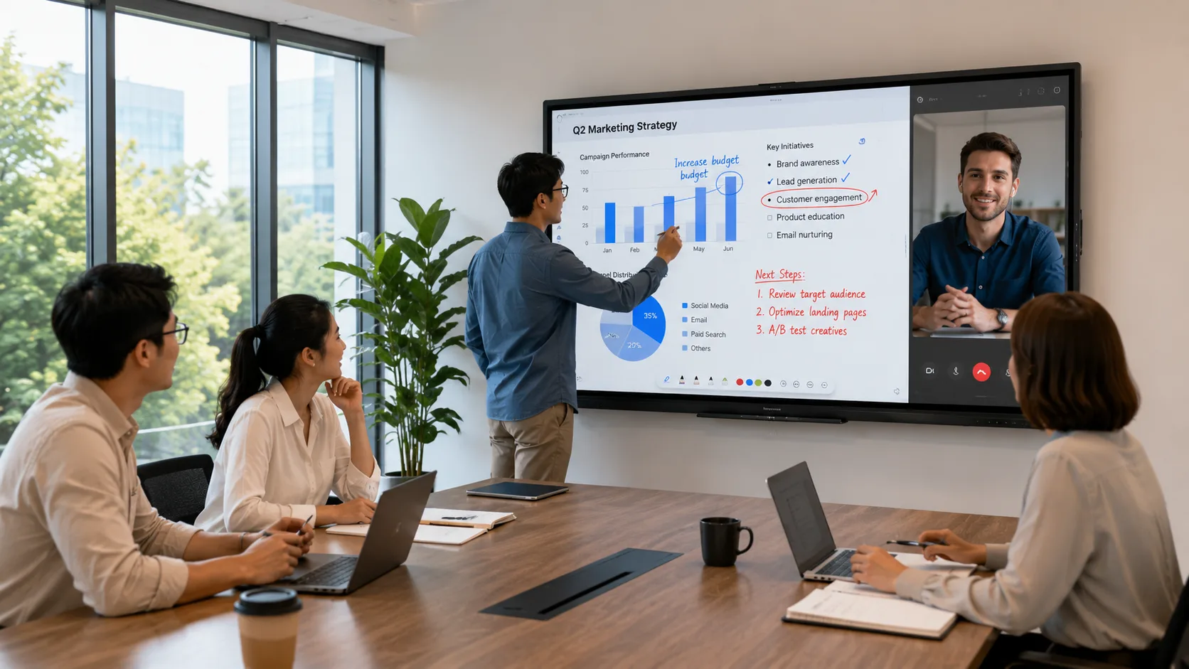 conference room display solutions
