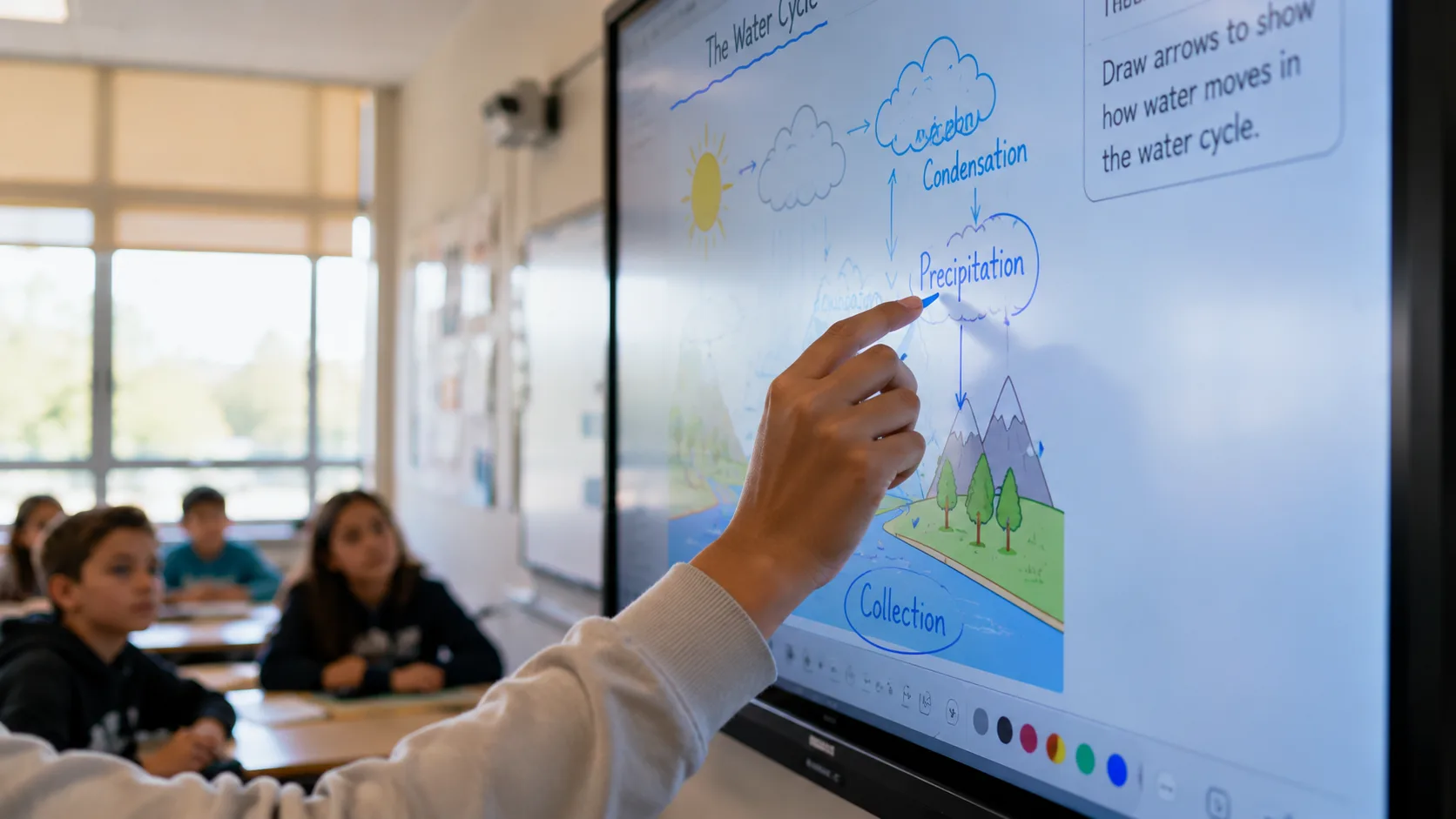 interactive screen for classroom
