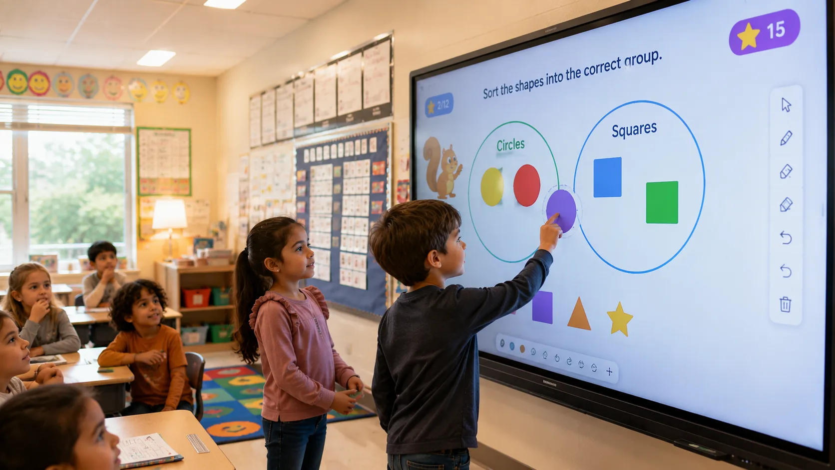 interactive whiteboard for students