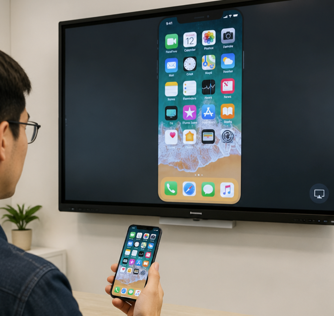 screen-mirror-iPhone-to-smart-board